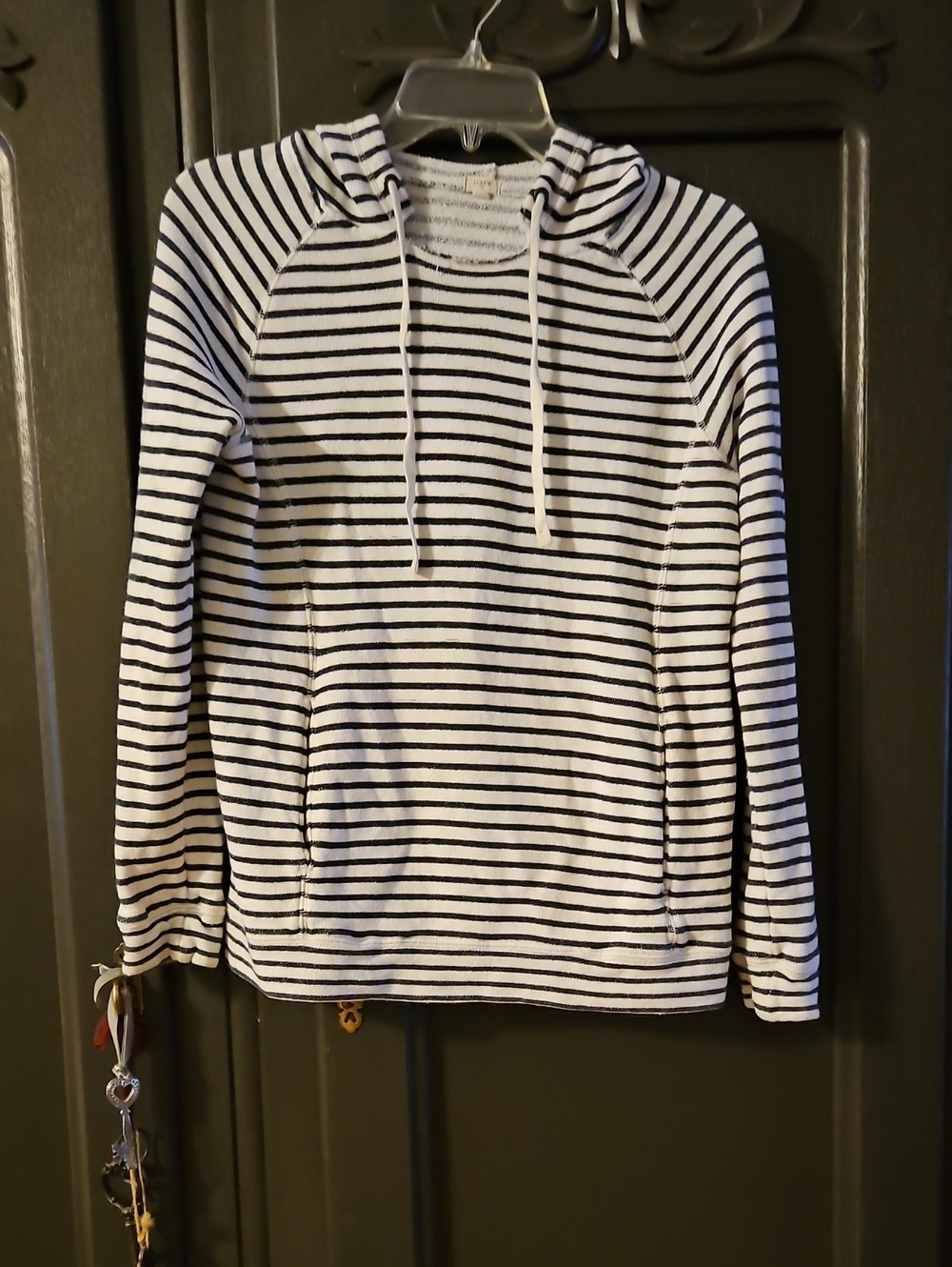 J. Crew Striped Pullover - White & Black